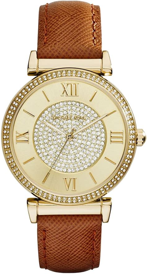 Michael Kors Catlin Leather Ladies Watch MK2375 